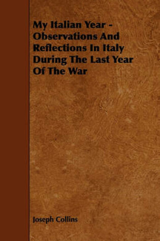 Cover of My Italian Year - Observations And Reflections In Italy During The Last Year Of The War
