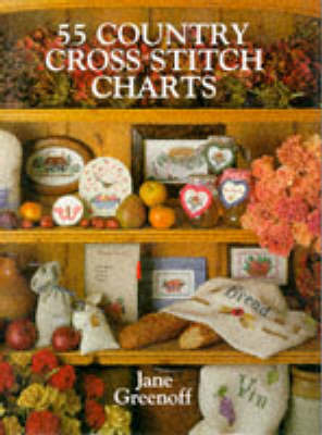 Book cover for 55 Country Cross Stitch Charts
