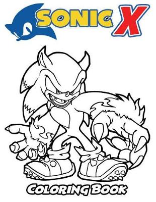 Book cover for Sonic X Coloring Book