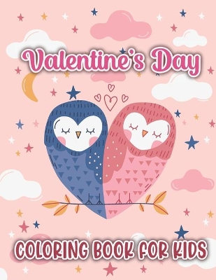 Book cover for Valentine's Day Coloring Book for Kids