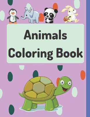 Book cover for Animals Coloring Book