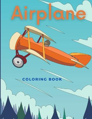 Book cover for Airplane Coloring Book