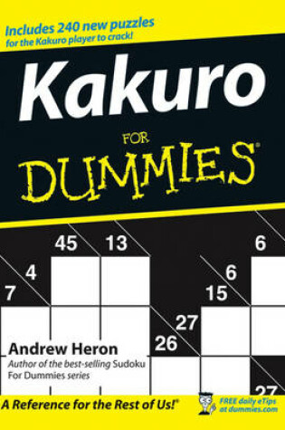 Cover of Kakuro For Dummies