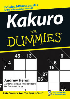 Book cover for Kakuro For Dummies