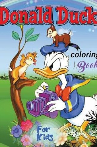 Cover of Donald Duck Coloring Book for Kids