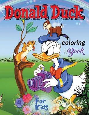 Book cover for Donald Duck Coloring Book for Kids