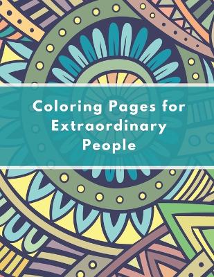 Book cover for Coloring Pages for Extraordinary People