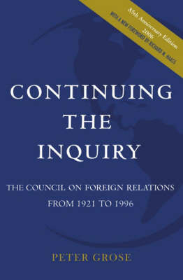 Book cover for Council on Foreign Relations at 75