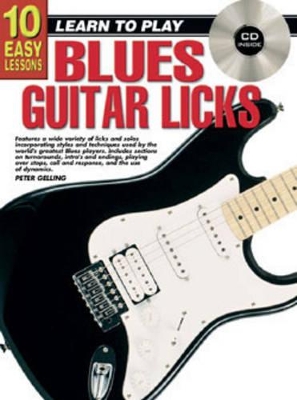 Book cover for Learn to Play Blues Guitar Licks