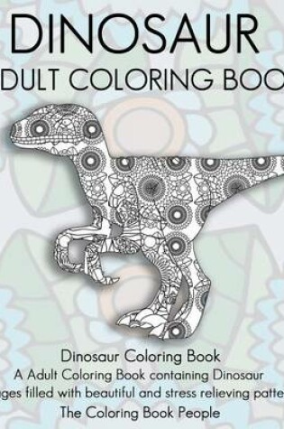 Cover of Dinosaur Adult Coloring Book