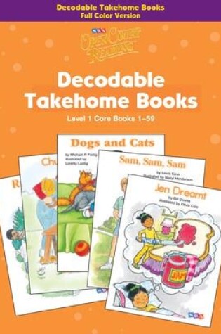 Cover of Open Court Reading, Core Decodable Takehome Books (Books 1-59) 4-color  (1 workbook of 59 stories), Grade 1