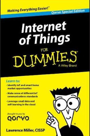 Cover of Internet of Things for Dummies, Qorvo Special Edition (Custom)