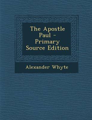 Book cover for The Apostle Paul - Primary Source Edition