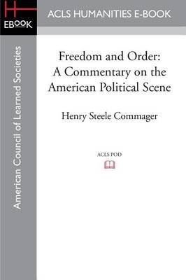 Book cover for Freedom and Order