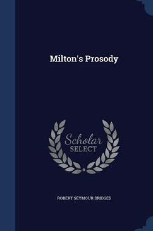 Cover of Milton's Prosody