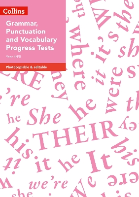 Cover of Year 4/P5 Grammar, Punctuation and Vocabulary Progress Tests