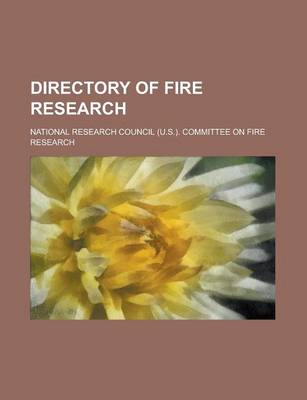 Book cover for Directory of Fire Research