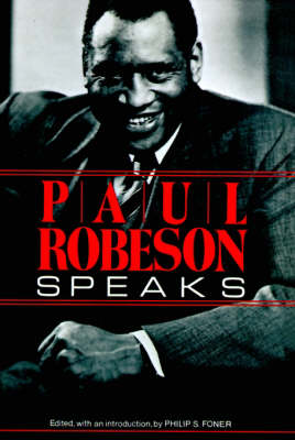 Book cover for Paul Robeson Speaks