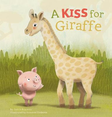 Book cover for A Kiss for Giraffe