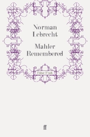 Cover of Mahler Remembered