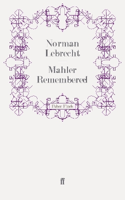 Cover of Mahler Remembered