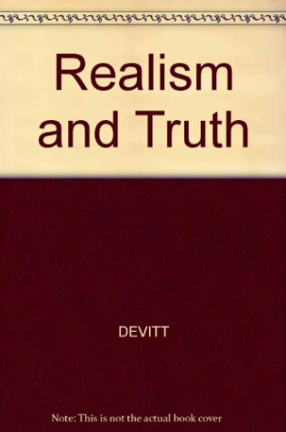 Cover of Realism and Truth