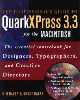 Book cover for The Professional's Guide to QuarkXPress 3.3 for the Macintosh
