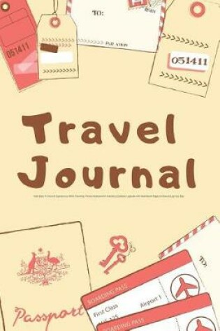 Cover of Travel Journal Kids Diary to Record Experiences While Traveling