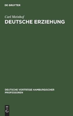 Cover of Deutsche Erziehung