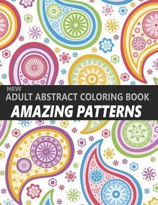 Book cover for New adult coloring books abstract patterns