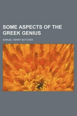 Cover of Some Aspects of the Greek Genius