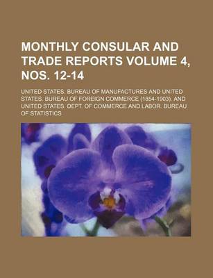 Book cover for Monthly Consular and Trade Reports Volume 4, Nos. 12-14