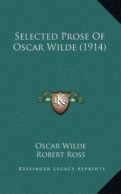 Book cover for Selected Prose of Oscar Wilde (1914)