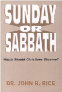 Book cover for Sunday or Sabbath