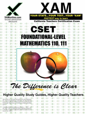 Book cover for CSET Foundational-Level Mathematics 110, 111