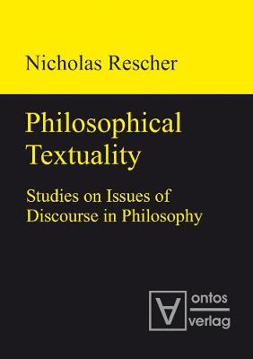 Book cover for Philosophical Textuality