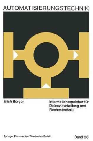 Cover of Informationsspeicher Fur Datenverarbeitung Und Rechentechnik