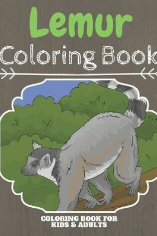 Cover of Lemur Coloring Book