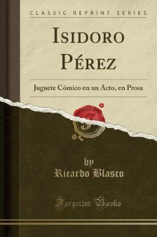 Cover of Isidoro Pérez