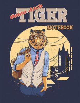 Book cover for Union Jack Tiger Notebook