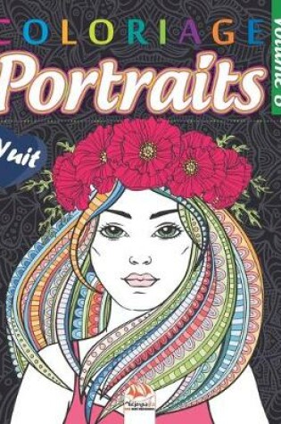 Cover of Coloriage Portraits 8 - Nuit