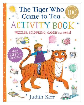 Book cover for The Tiger Who Came to Tea Activity Book