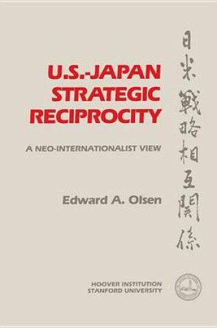 Cover of U.S.-Japan-Strategic Reciprocity