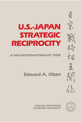 Book cover for U.S.-Japan-Strategic Reciprocity