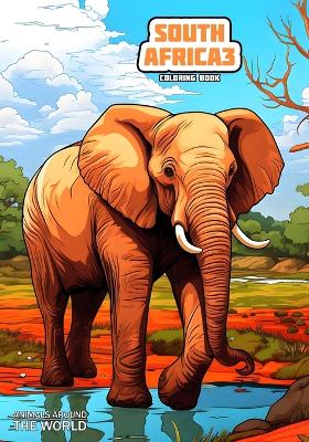 Book cover for Animals around the world - South Africa 3