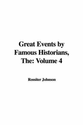 Book cover for The Great Events by Famous Historians