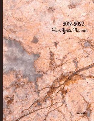 Book cover for 2018 - 2022 Pink Marble Five Year Planner