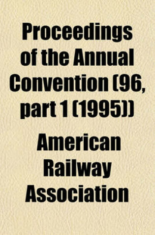 Cover of Proceedings of the Annual Convention (96, Part 1 (1995))