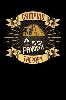 Book cover for camping is my favorite therapy