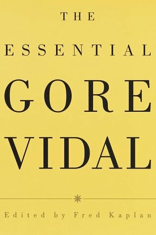 Cover of Gore Vidal Reader